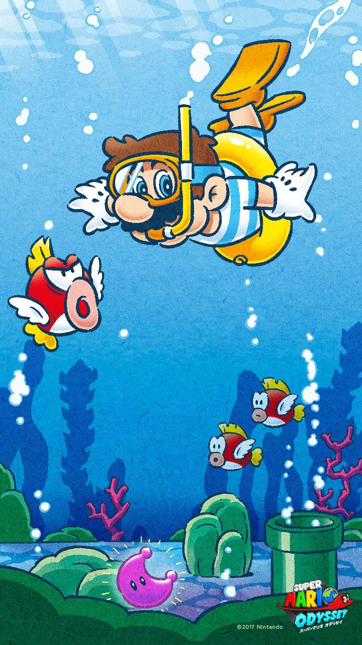 Seaside Kingdom Artwork from Super Mario Odyssey