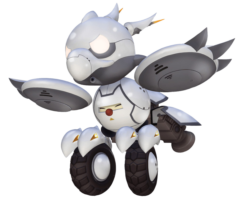 Mecha Chocobo Artwork from World of Final Fantasy