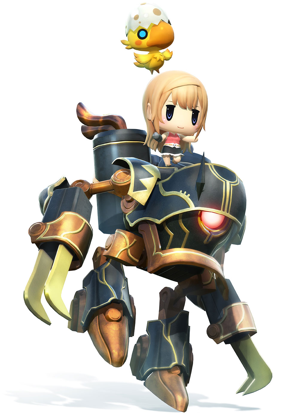 Reynn & Magitek Character Art from World of Final Fantasy