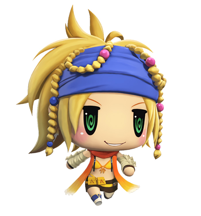 Rikku Character Art from World of Final Fantasy