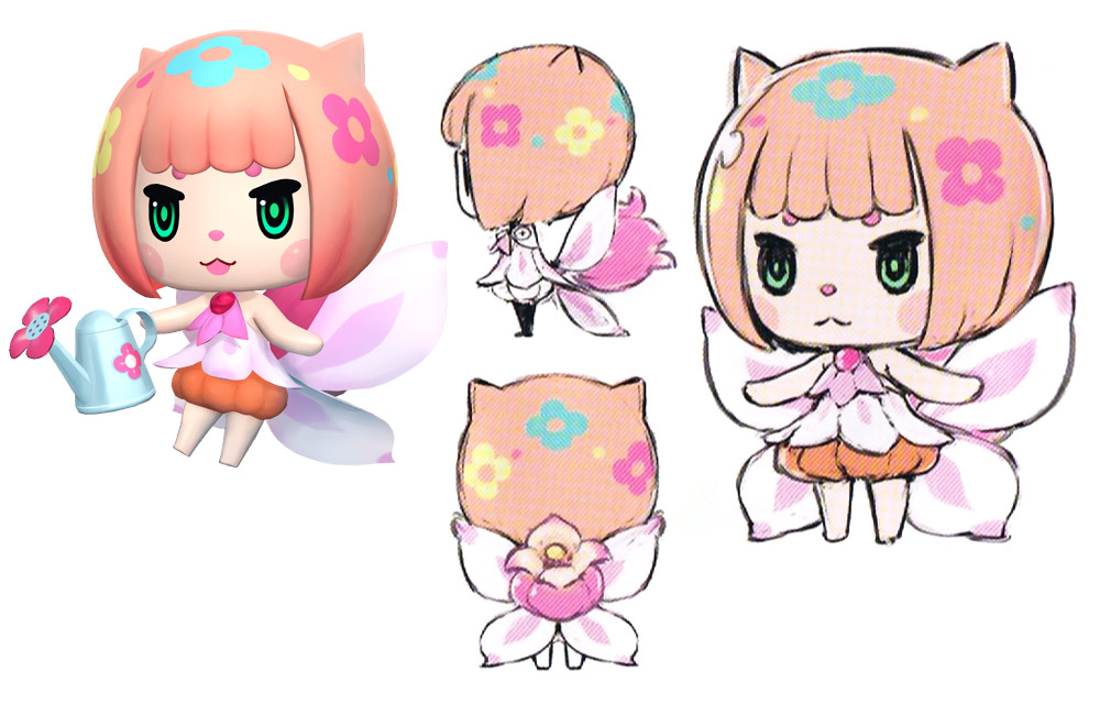 Serafie Character Art from World of Final Fantasy