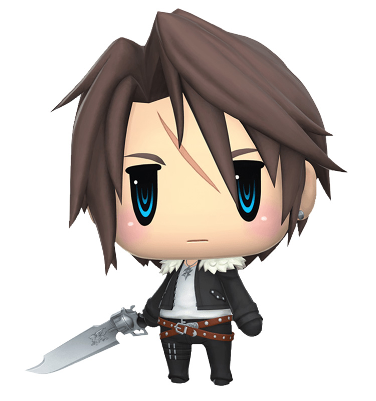 Squall Character Art from World of Final Fantasy