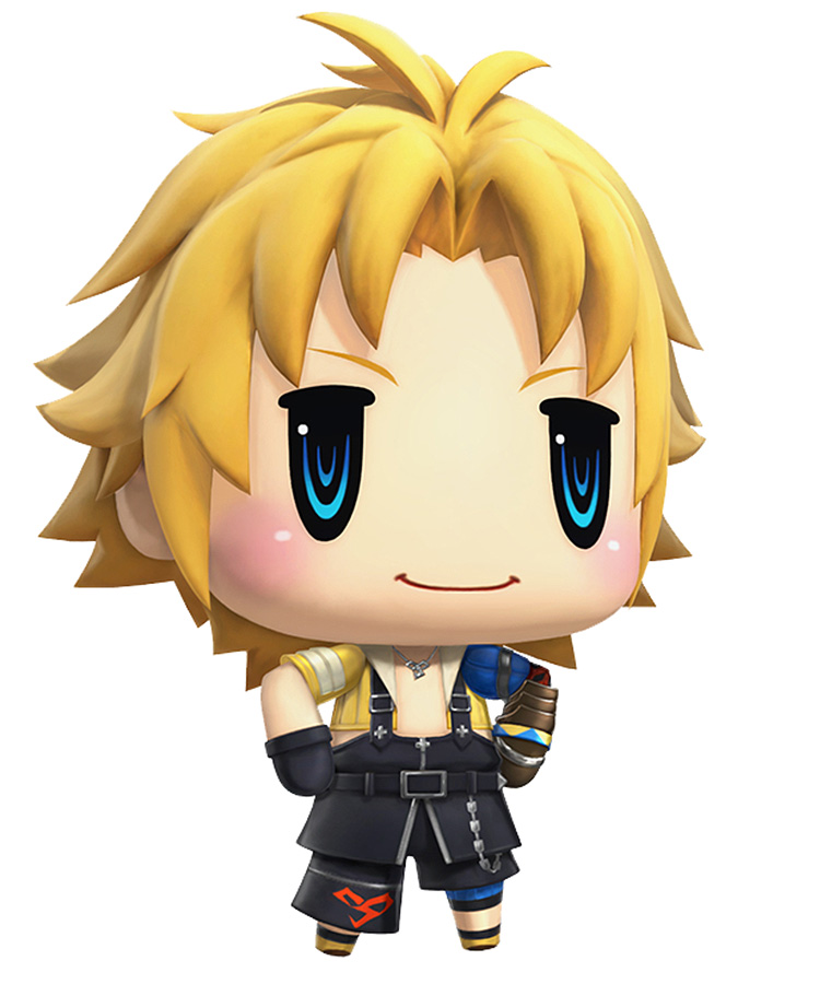 Tidus Character Art from World of Final Fantasy