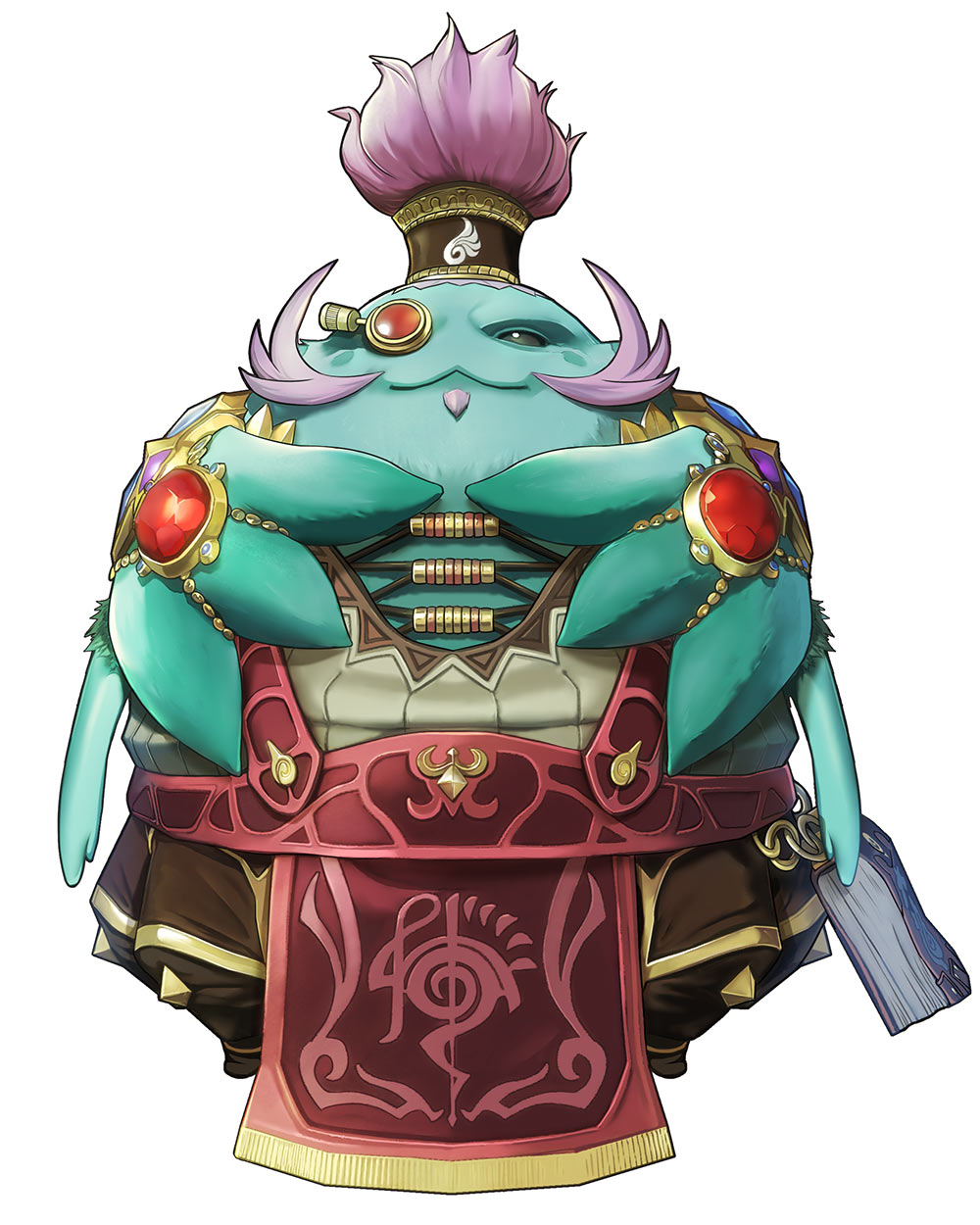 Bana Character Art from Xenoblade Chronicles 2