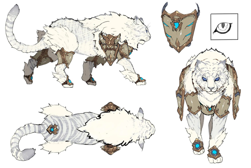 Dromarch Concept Artwork from Xenoblade Chronicles 2
