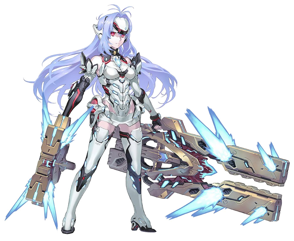 KOS-MOS Character Art from Xenoblade Chronicles 2