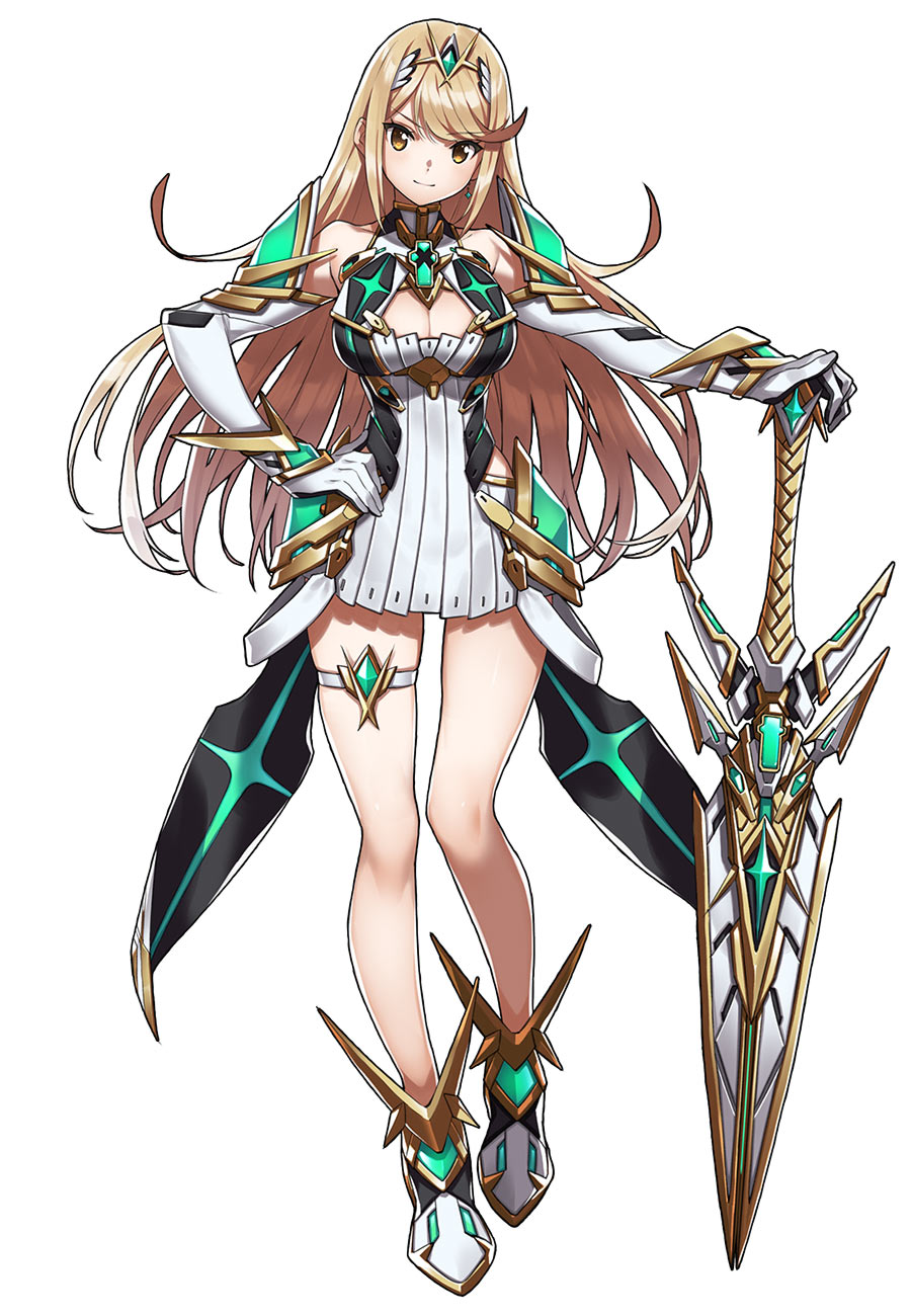 Mythra Character Art from Xenoblade Chronicles 2