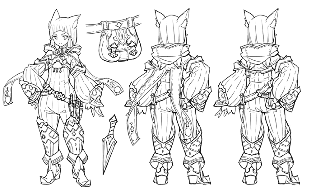Nia Concept Artwork from Xenoblade Chronicles 2