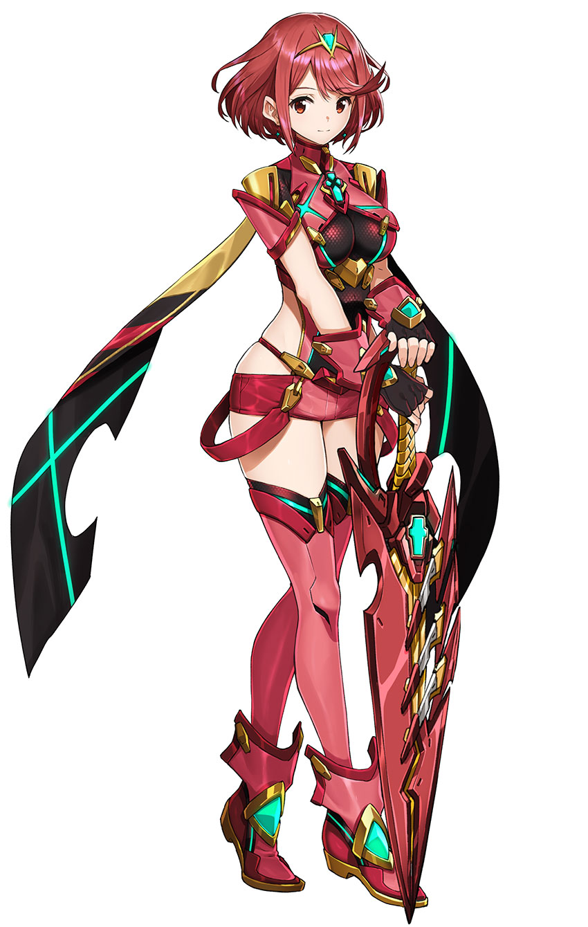 Pyra Character Art from Xenoblade Chronicles 2