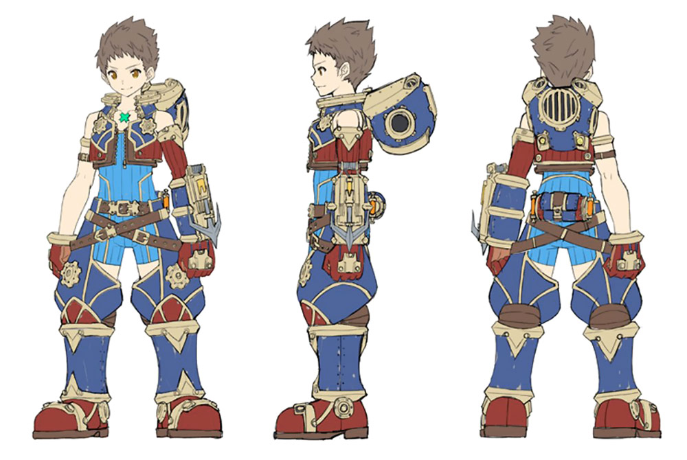 Rex Concept Artwork from Xenoblade Chronicles 2