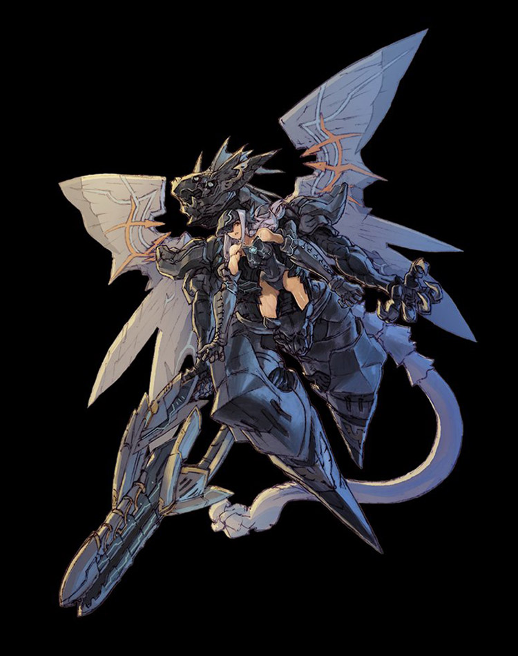 Herald Character Art from Xenoblade Chronicles 2