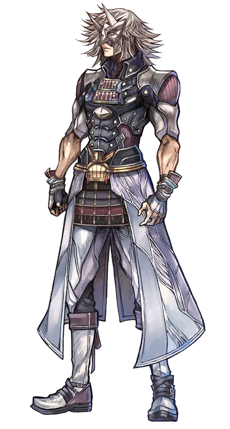 Jin Character Art from Xenoblade Chronicles 2