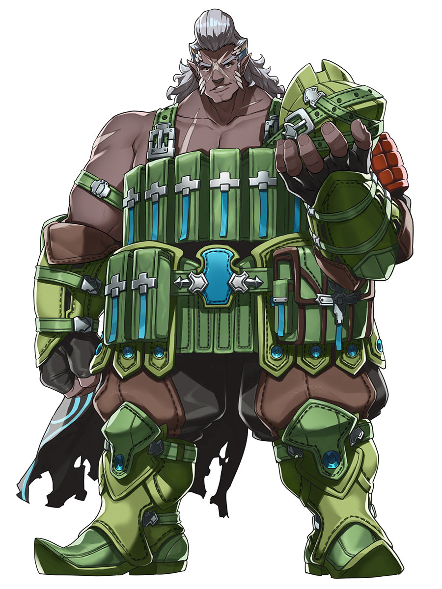 Vandham Character Art from Xenoblade Chronicles 2