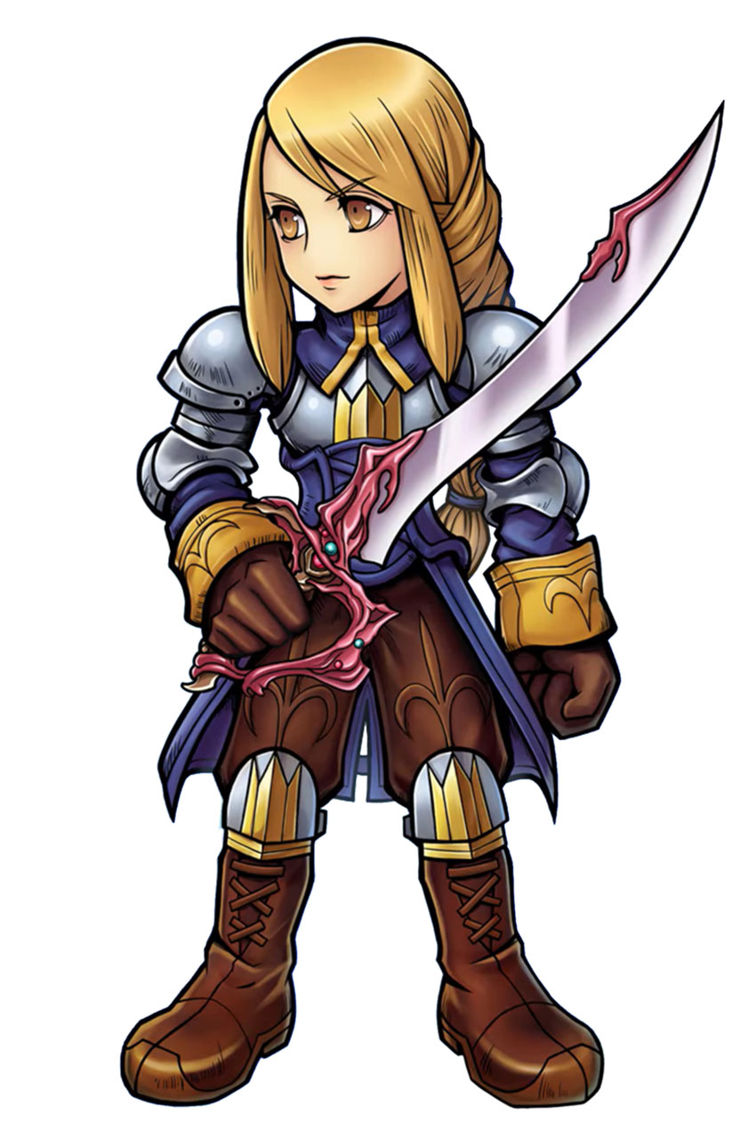 Agrias Oaks Character Art from Dissidia Final Fantasy Opera Omnia