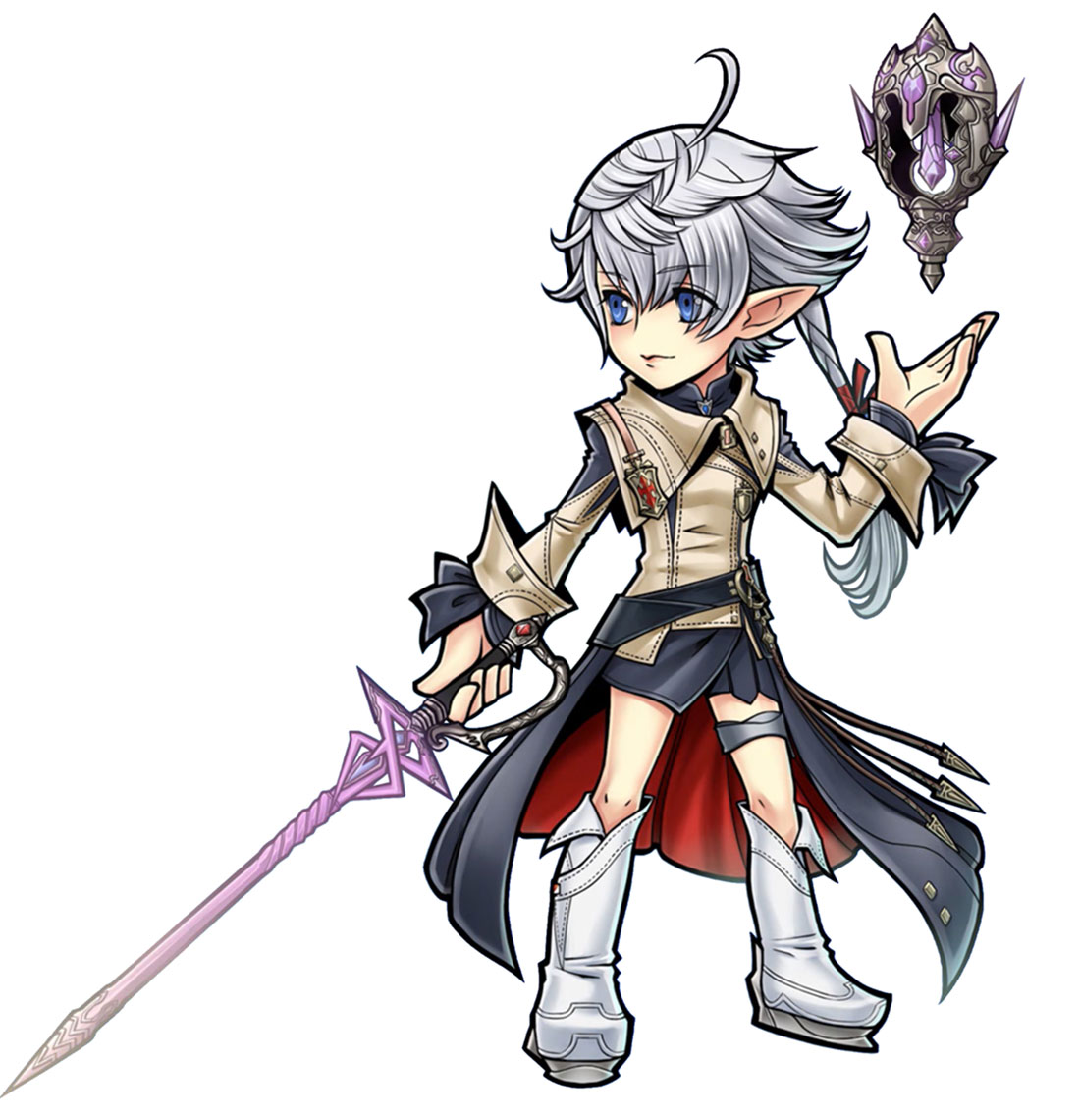 Alisaie Leveilleur Character Art from Dissidia Final Fantasy Opera Omnia