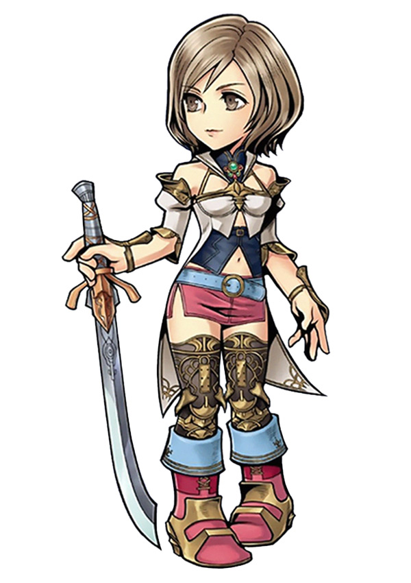 Ashelia B'nargin Dalmasca Character Art from Dissidia Final Fantasy Opera Omnia