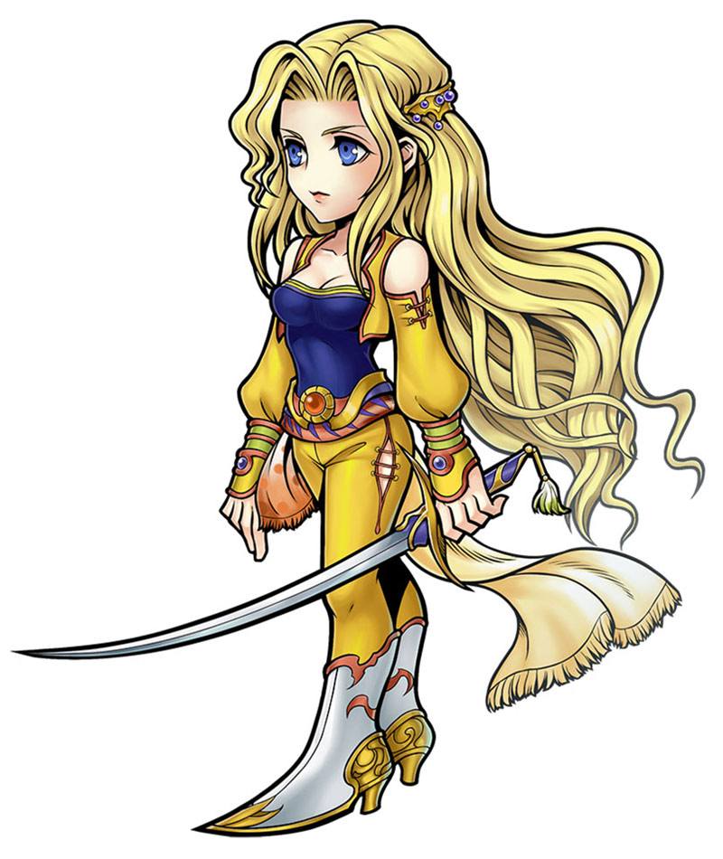 Celes Chere Character Art from Dissidia Final Fantasy Opera Omnia