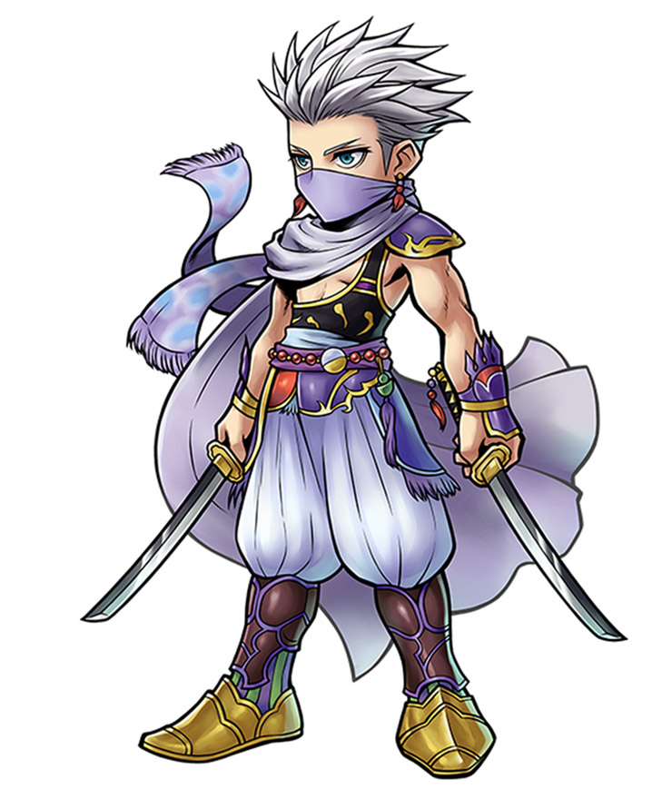 Edge Geraldine Character Art from Dissidia Final Fantasy Opera Omnia