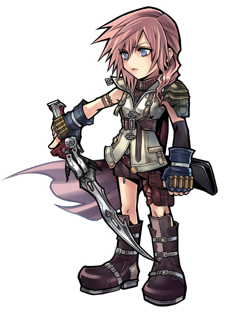 Lightning Character Art from Dissidia Final Fantasy Opera Omnia