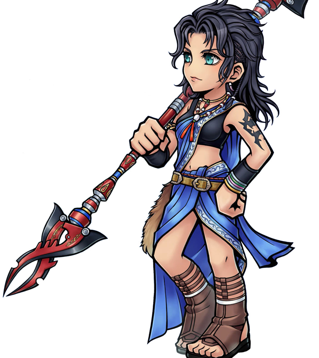 Oerba Yun Fang Character Art from Dissidia Final Fantasy Opera Omnia