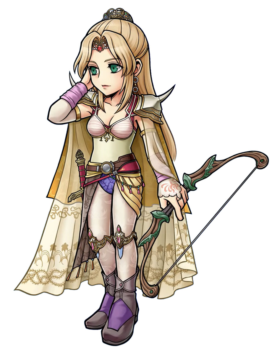 Rosa Farrell Character Art from Dissidia Final Fantasy Opera Omnia