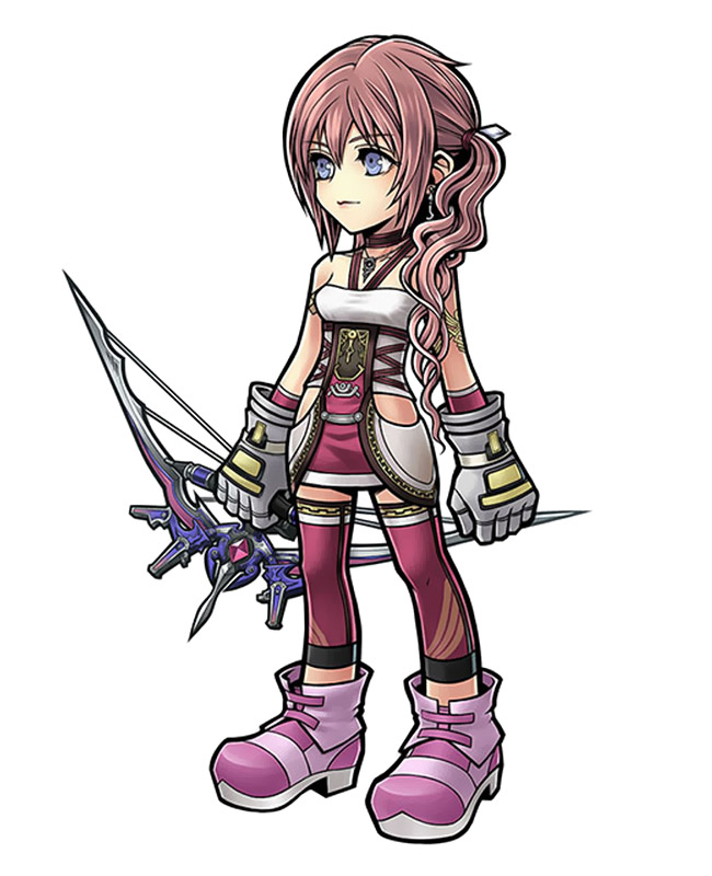 Serah Farron Character Art from Dissidia Final Fantasy Opera Omnia