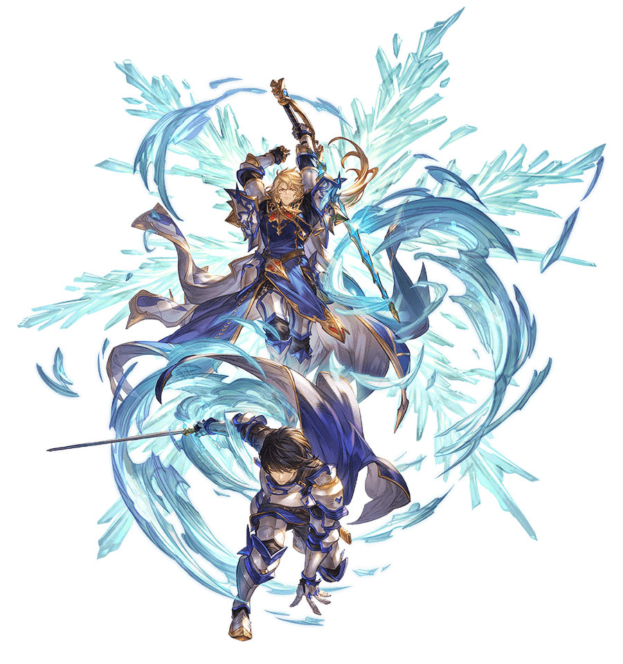 Aglovale and Tor, Battle Art from Granblue Fantasy