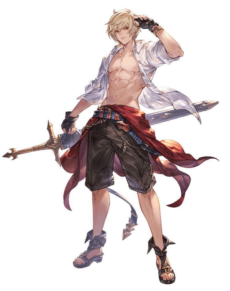 Summer Albert Art from Granblue Fantasy