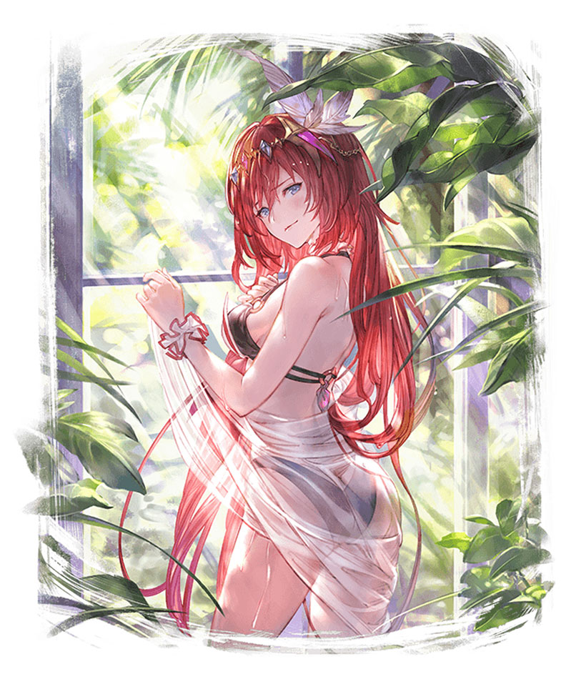 Summer Alexiel Illustration from Granblue Fantasy
