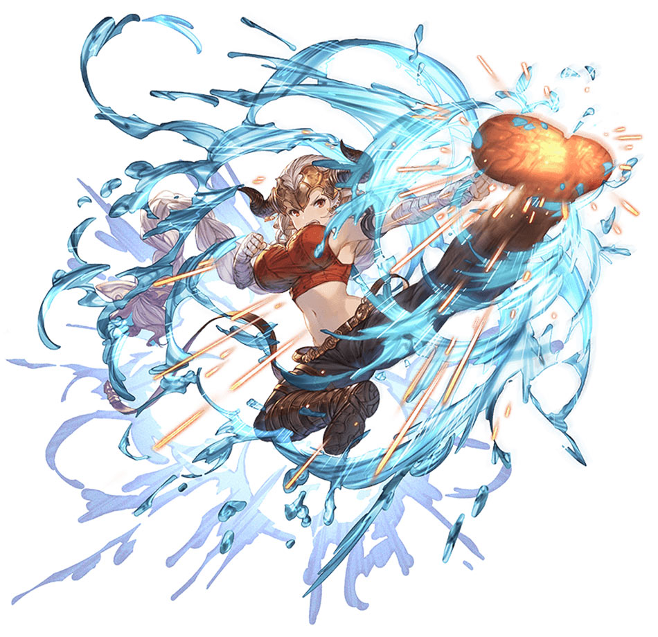 Water Aliza, Battle Art from Granblue Fantasy