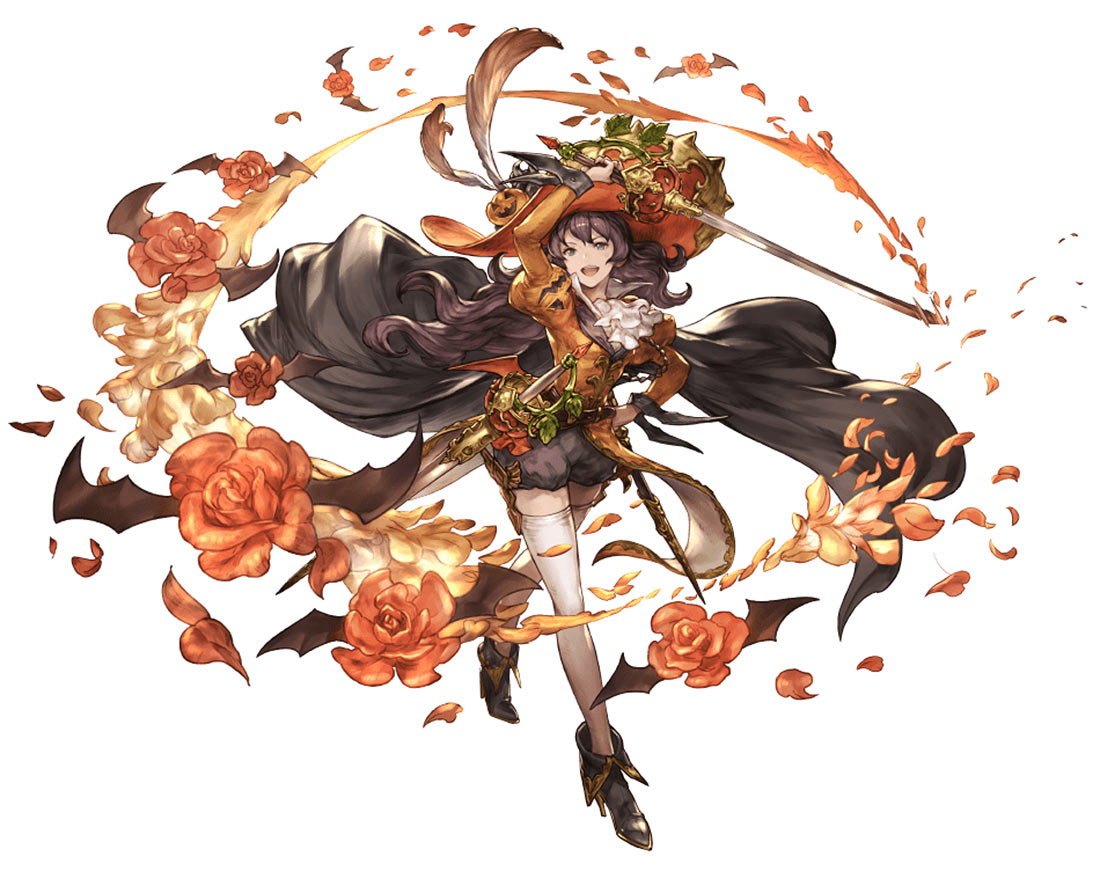 Halloween Ange, Battle Art from Granblue Fantasy