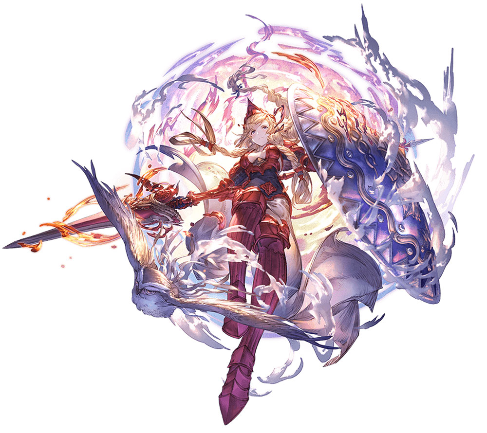 Athena, Battle Art from Granblue Fantasy