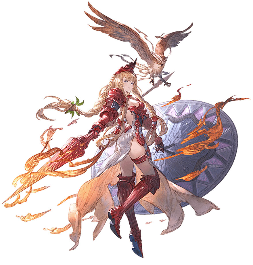 Athena Character Art from Granblue Fantasy