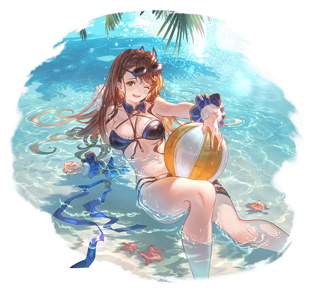 Summer Beatrix Illustration from Granblue Fantasy