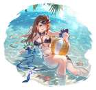 Summer Beatrix Illustration