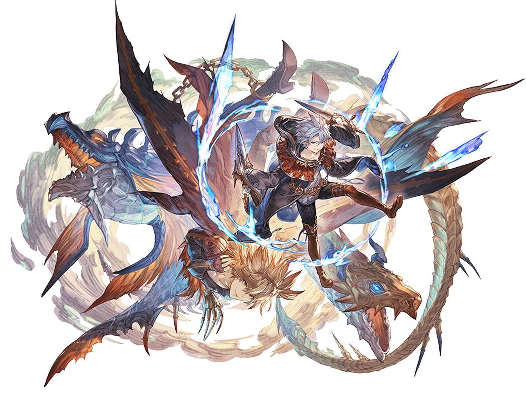 Caim, Battle Art from Granblue Fantasy