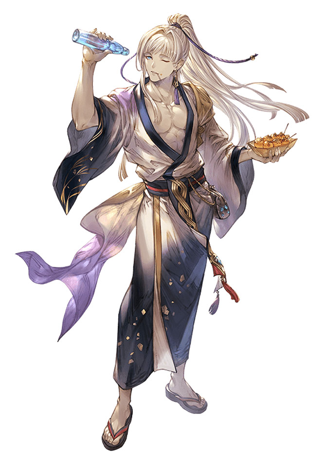 Summer Cassius Character Art from Granblue Fantasy