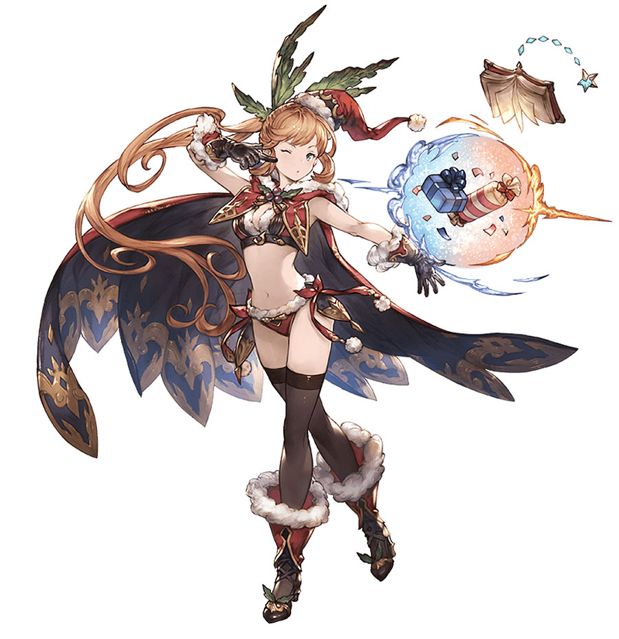 Christmas Clarisse Character Art from Granblue Fantasy