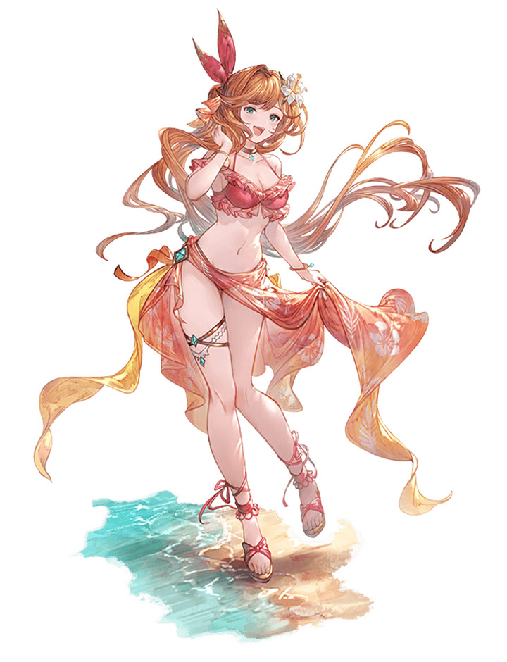 Summer Clarisse Art from Granblue Fantasy