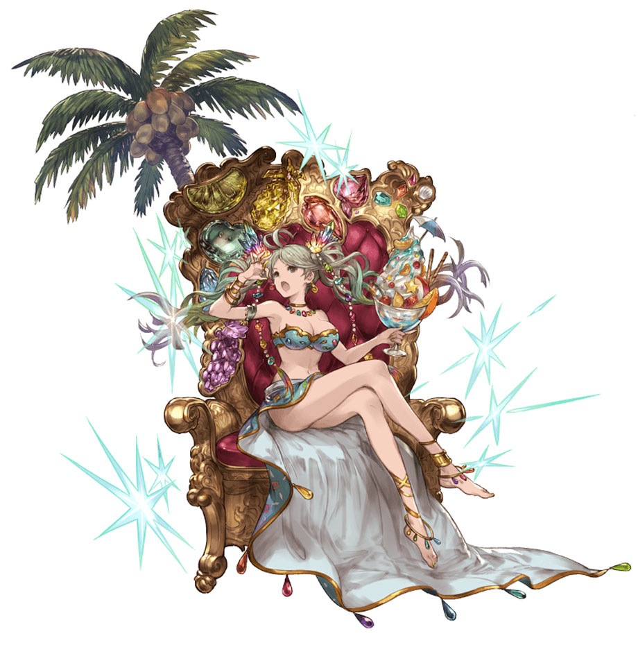 Summer De La Fille Artwork from Granblue Fantasy