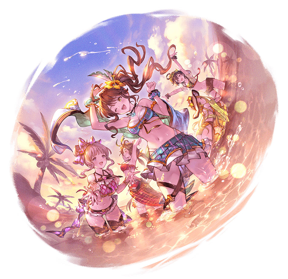 Summer Diantha Illustration from Granblue Fantasy