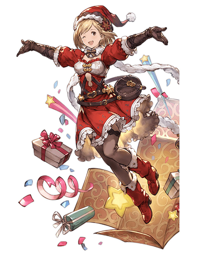 Christmas Djeeta Character Art from Granblue Fantasy