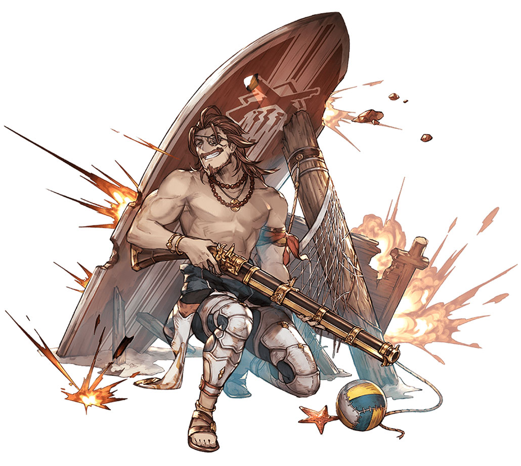 Summer Eugen, Battle Art from Granblue Fantasy