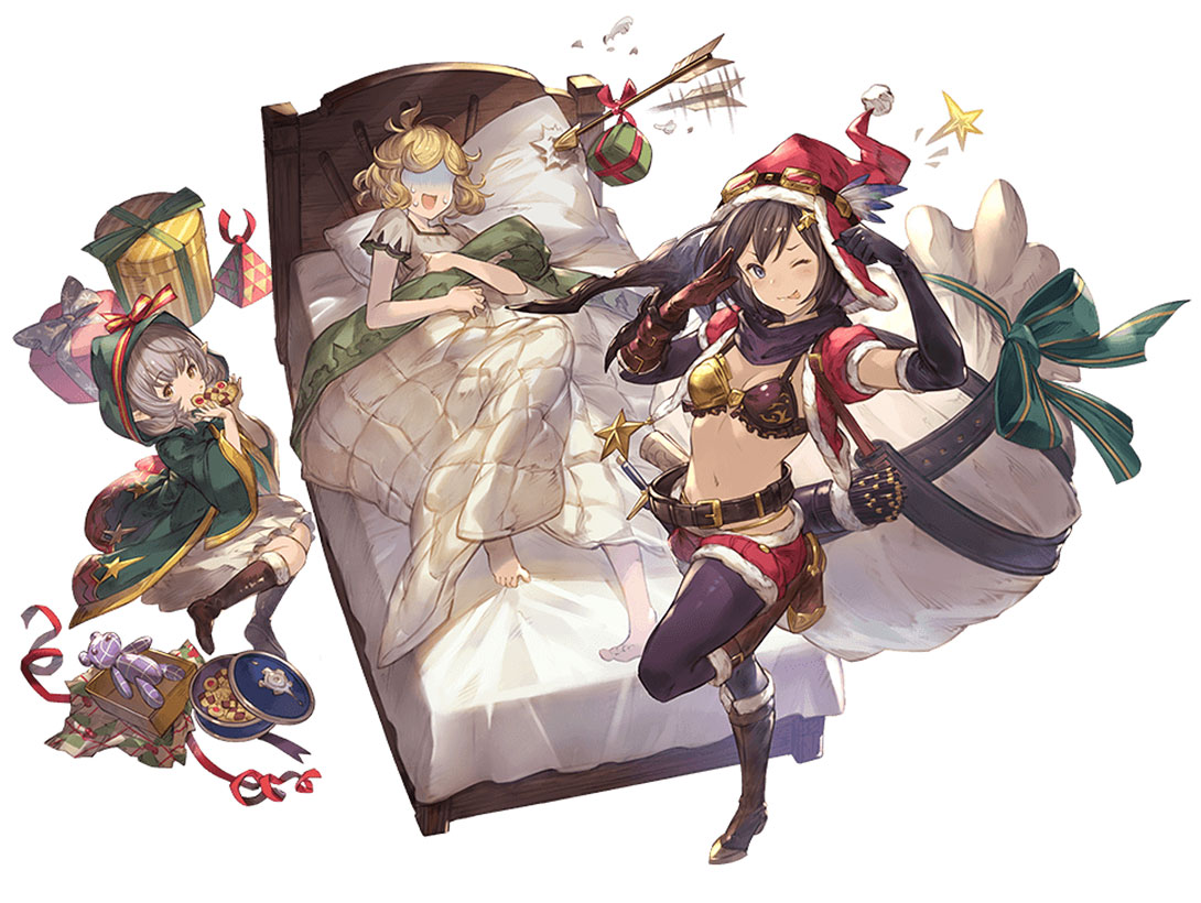 Holiday Feena Artwork from Granblue Fantasy