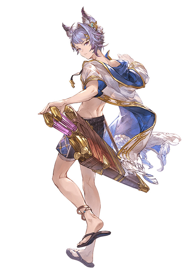 Twins on Vacation Feower Art from Granblue Fantasy