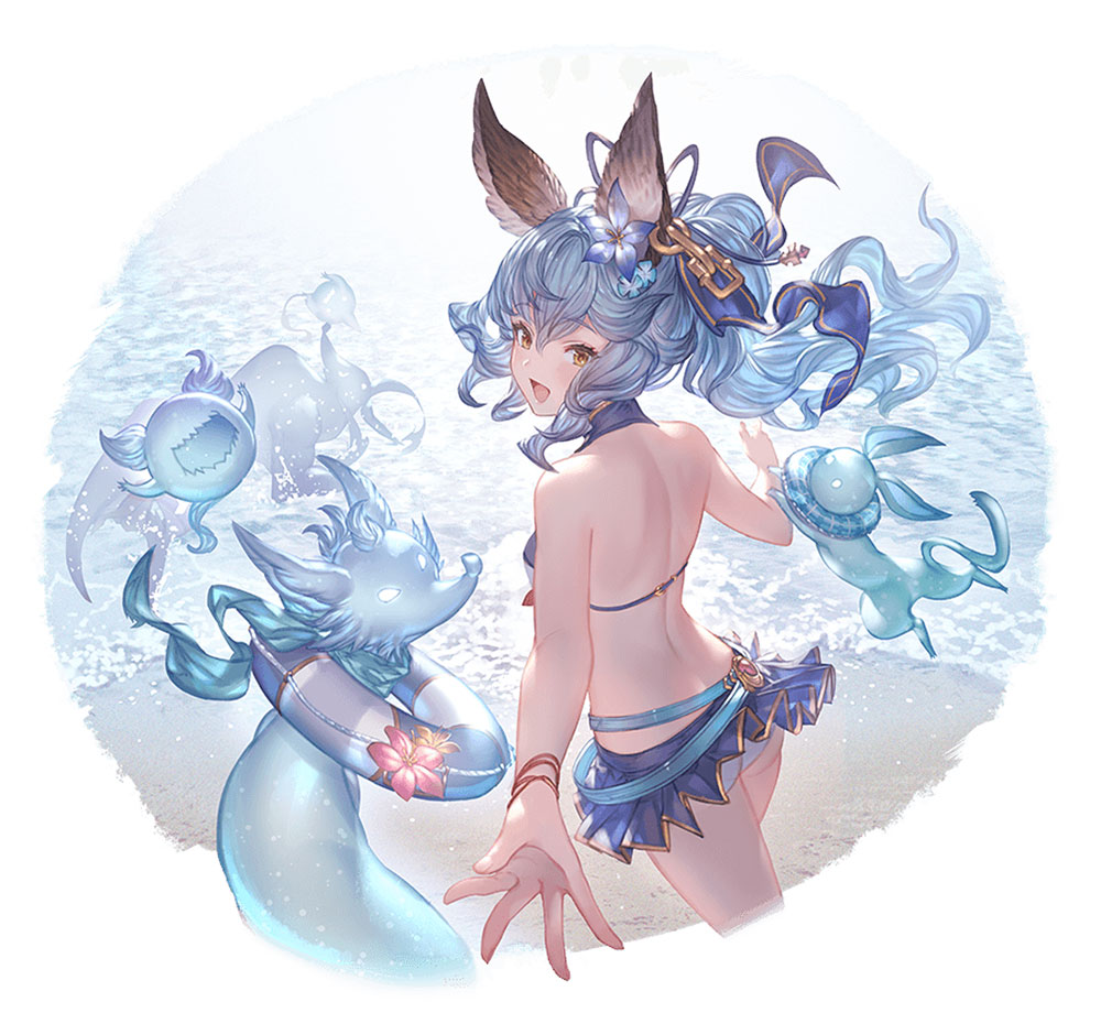 Summer Ferry Illustration from Granblue Fantasy
