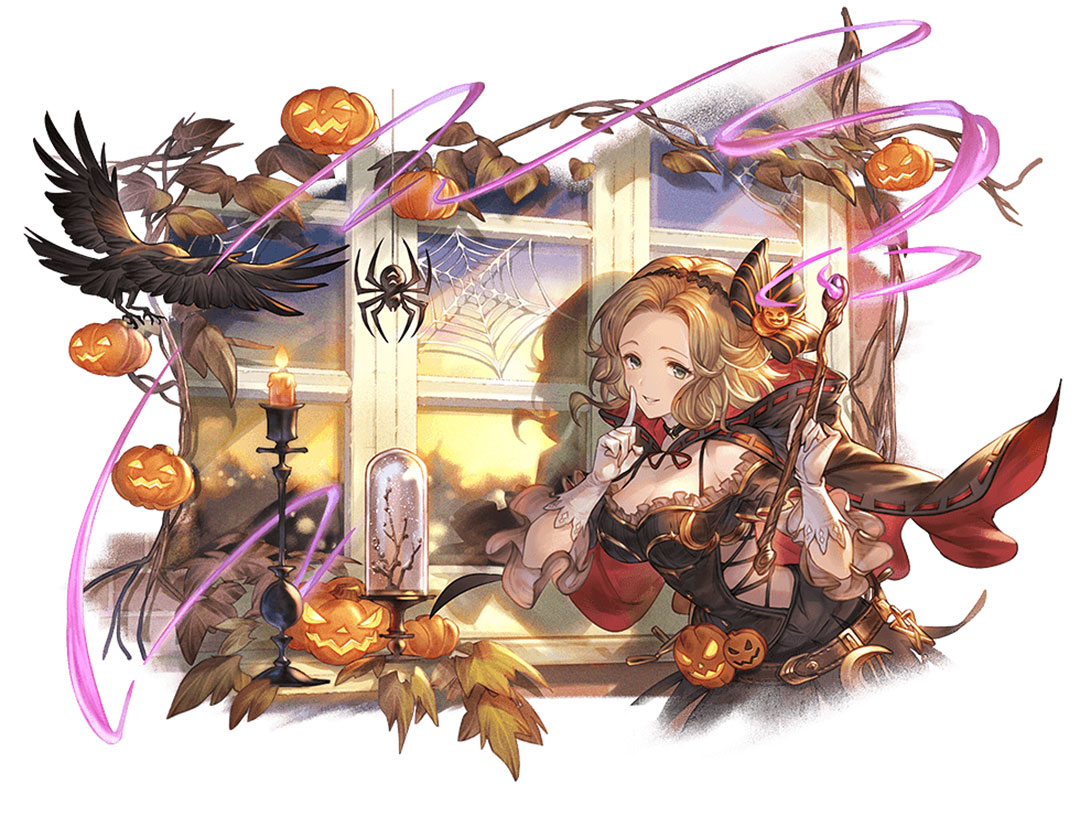 Halloween Florence Illustration from Granblue Fantasy