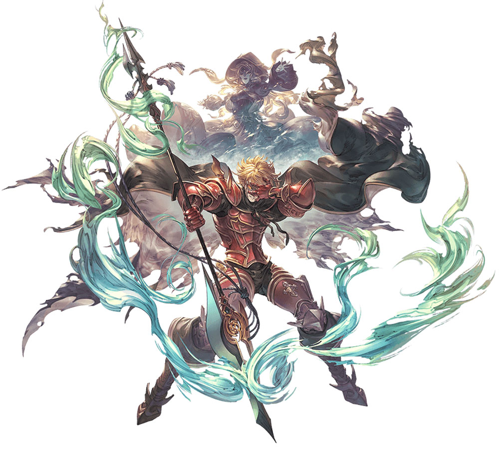 Unyielding Crimson Gawain Art from Granblue Fantasy