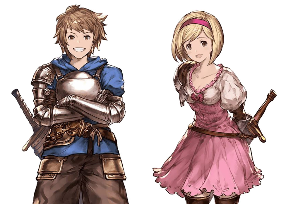 Gran & Djeeta Character Art from Granblue Fantasy