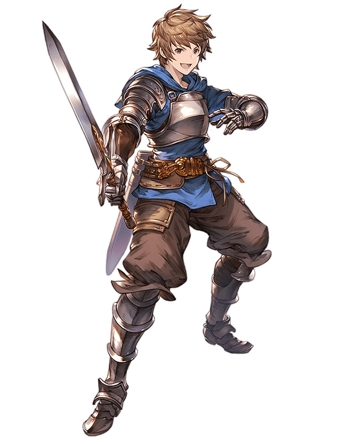 Fully Voiced Gran Character Art from Granblue Fantasy